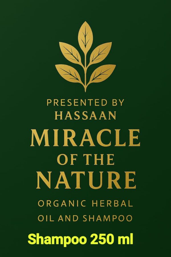 Miracle of Nature Organic Hair Shampoo by Hassaan - 250ml
